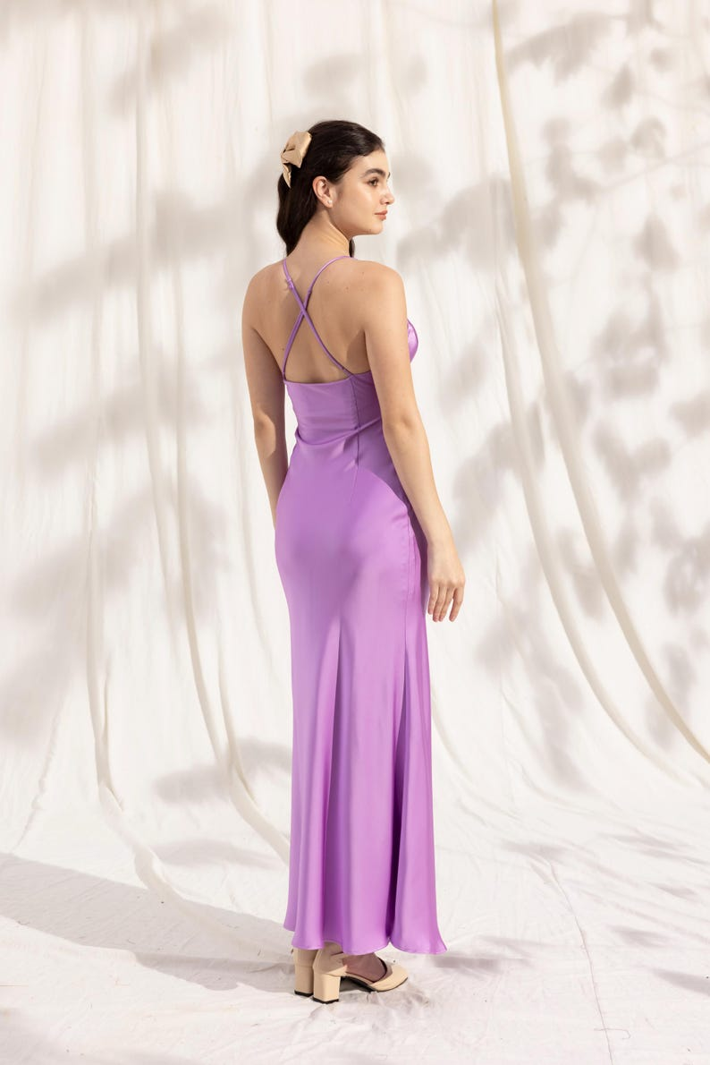 YasmDressArt Elegant Lightweight Silk Slip Dress