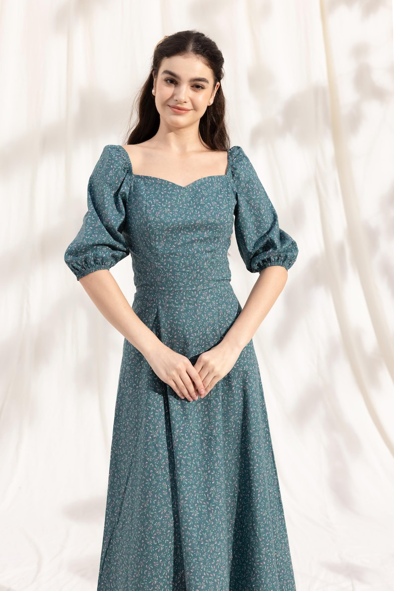 YasmDressArt Boho Cotton Floral Dress for Women – Summer, Beach, Vacation Style