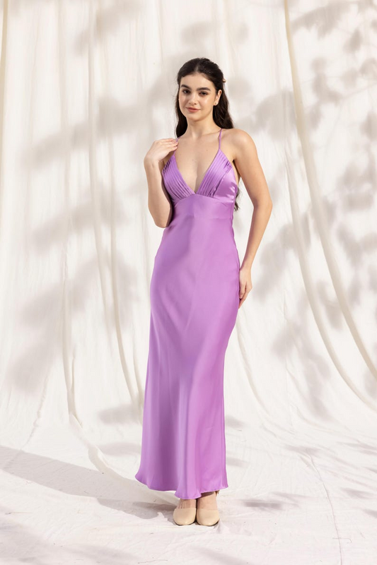 YasmDressArt Elegant Lightweight Silk Slip Dress