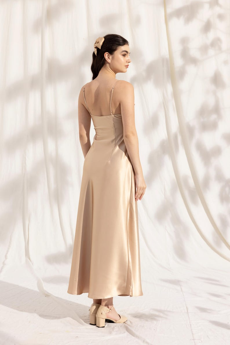 YasmDressArt Lightweight Elegant Silk Slip Dress