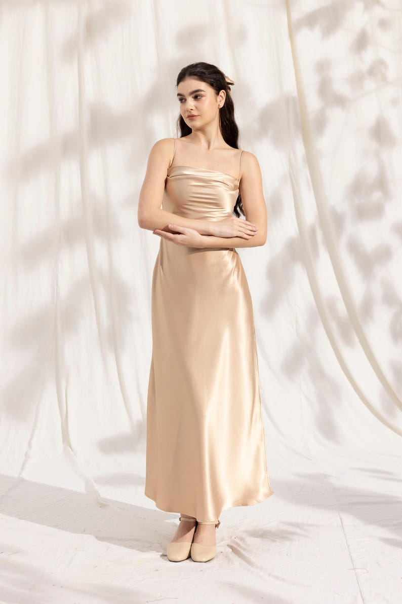 YasmDressArt Lightweight Elegant Silk Slip Dress